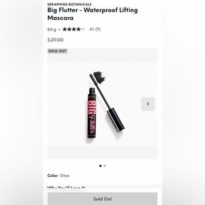 Big Flutter Mascara in Black and Pink
